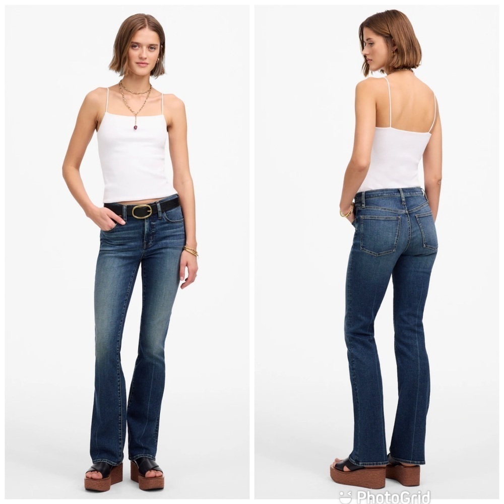 Madewell Petite Kick Out Full-Length Jeans in Devito Wash Size 24 Petite